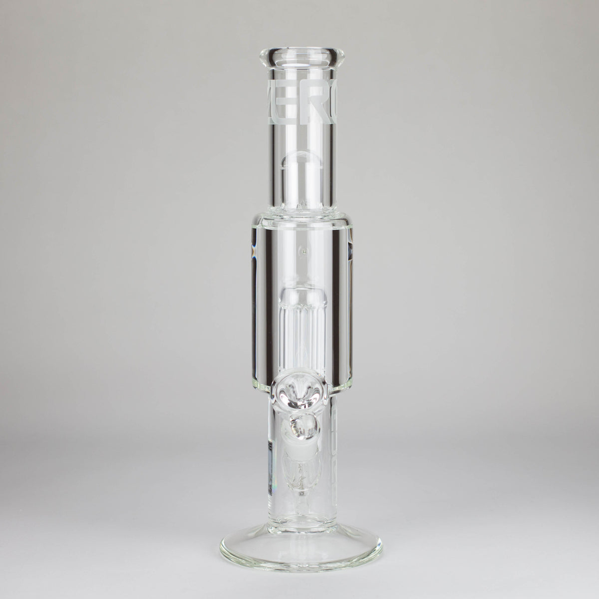 Pure Glass Tree-Perc Straight Tube Bong