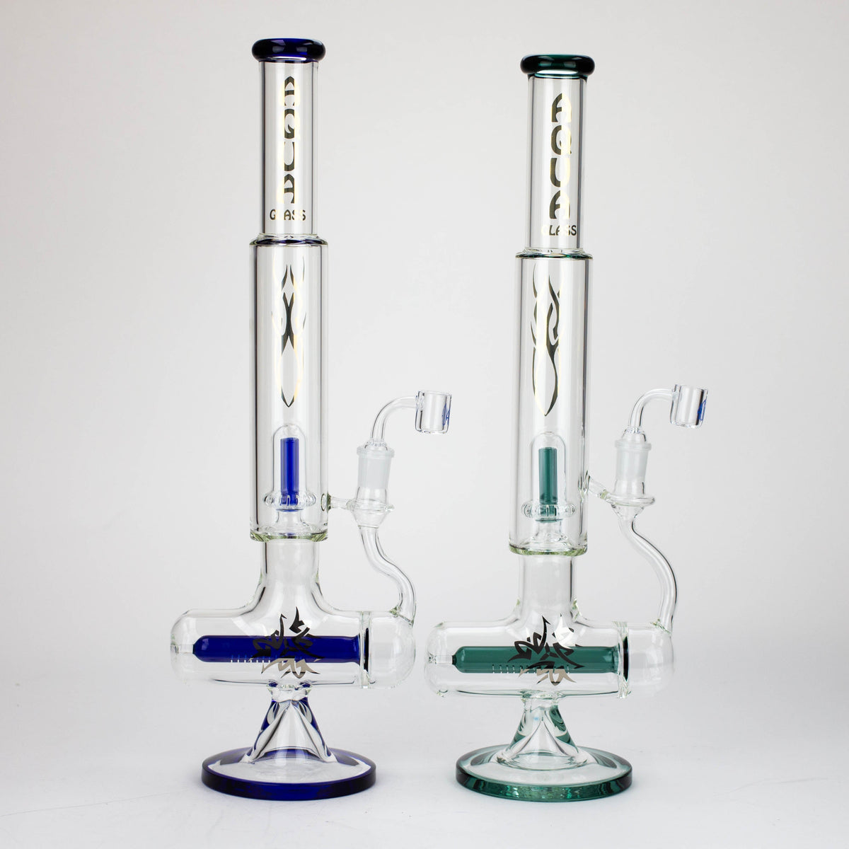 AQUA 21 inch Dab Rig Hybrid with Showerhead Percolator