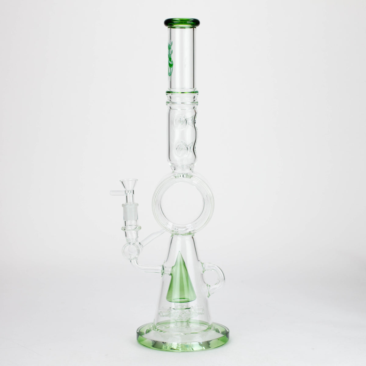 H2O | 19" Big Cone Perc & Inline Diffuser Bong_6