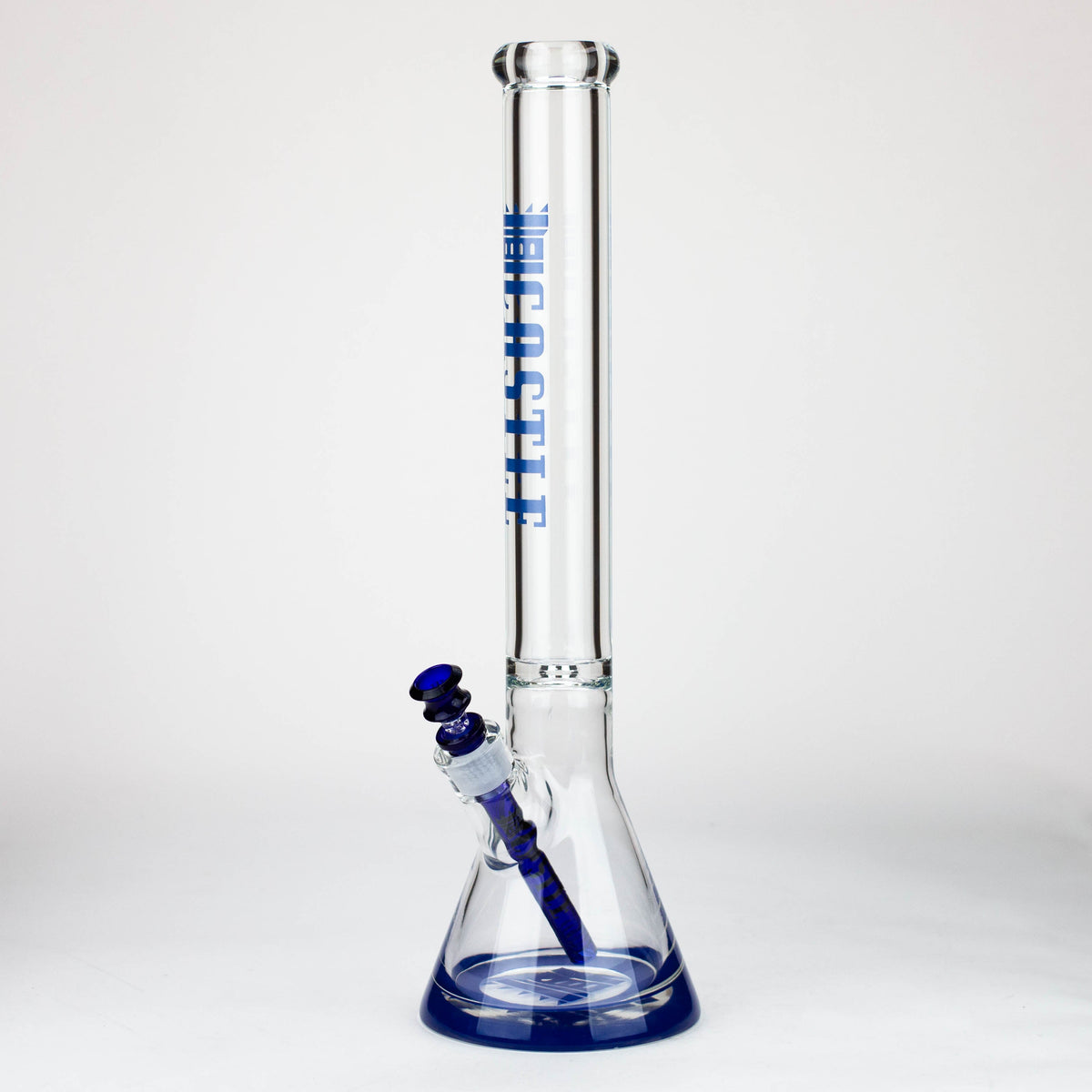 Castle Glassworks | 18 inch Glass Beaker Bong In Blue