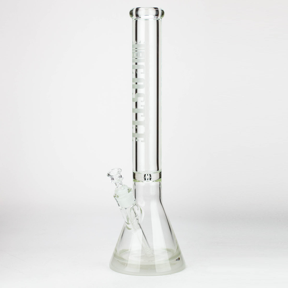 Castle Glassworks | 18 inch Clear Glass Beaker Bong