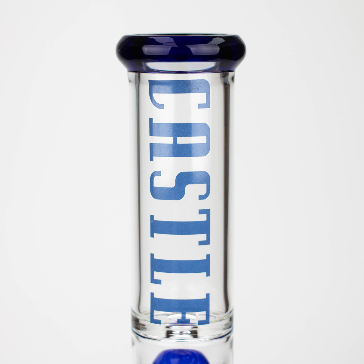 Castle Glassworks | 14 Inch 8-Arm Tree Perc Bong Castle Glass Logo on Neck