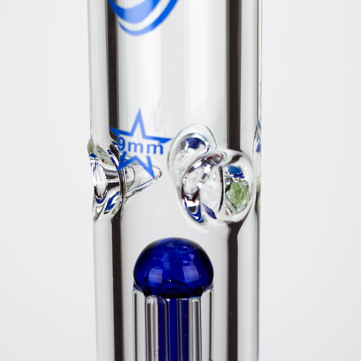 GENIE | 24" Dual 6 Arms Perc Big Glass Beaker Bong with Ice Catcher