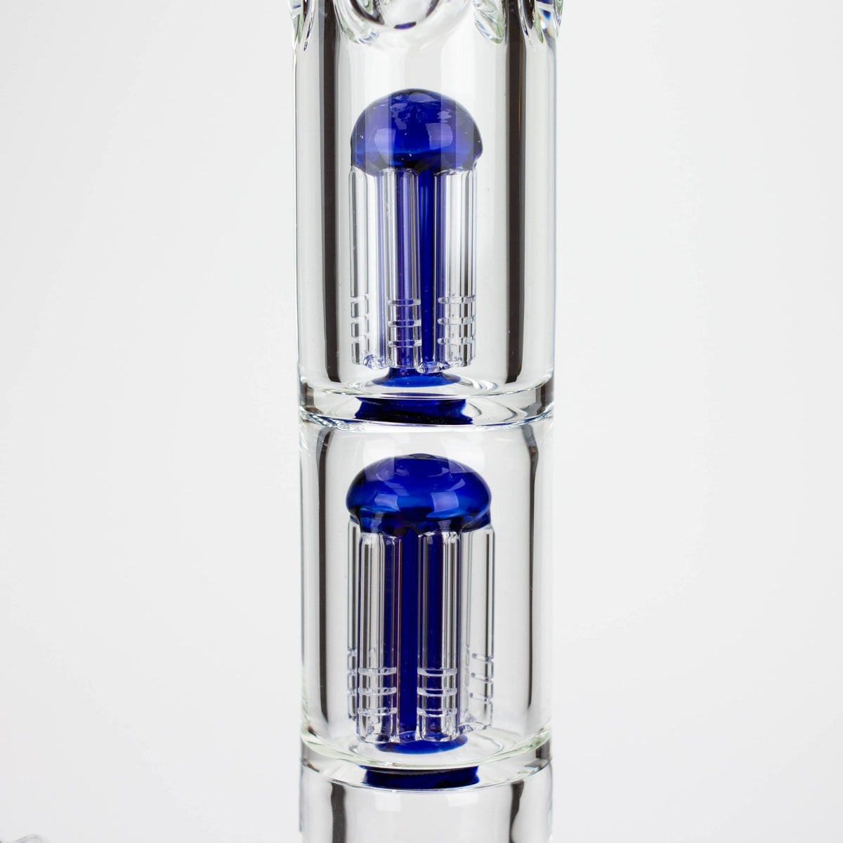 GENIE | 24" Dual 6 Arms Perc Big Glass Beaker Bong Percolator View