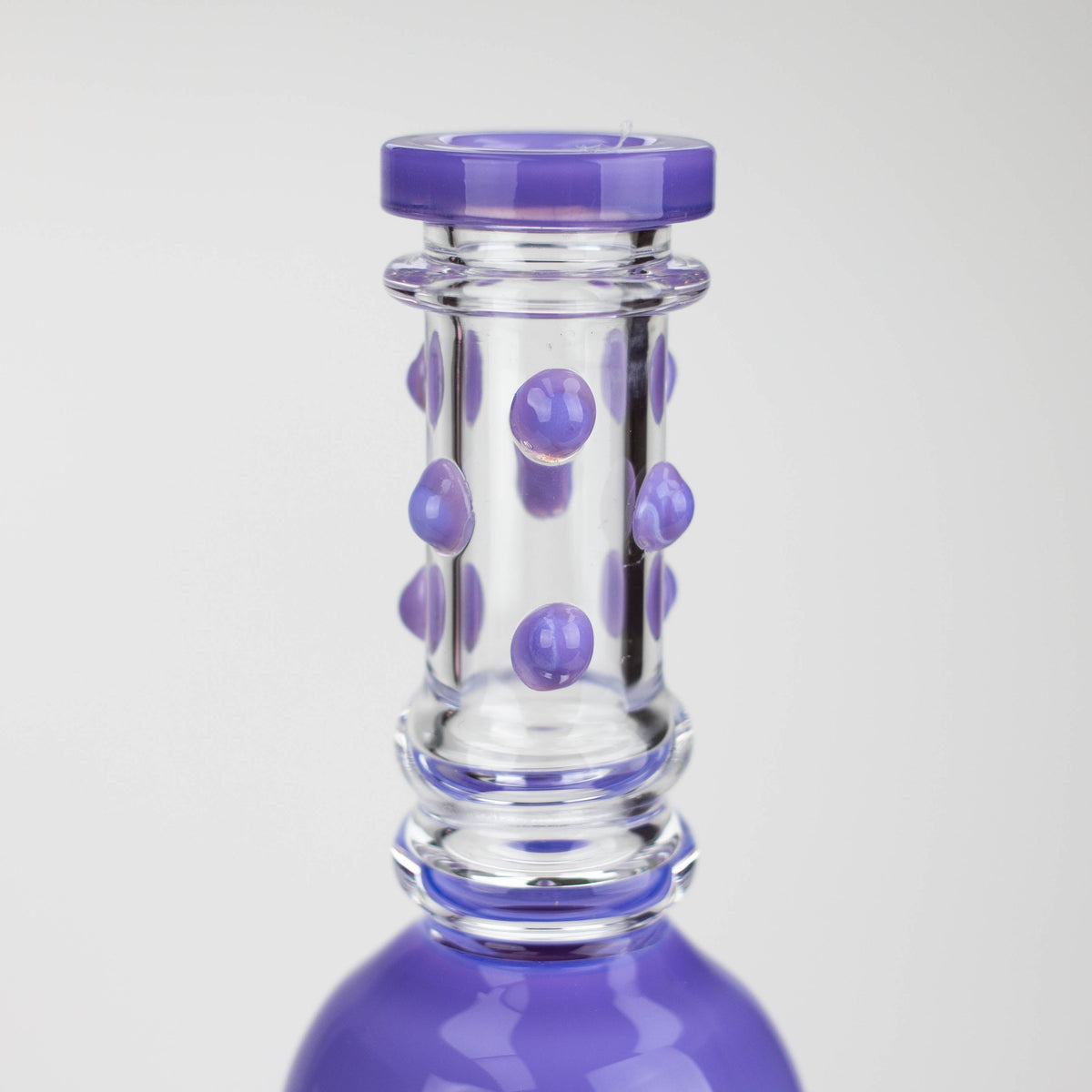 Glass Neck of the Preemo 13 inch Piggy Bubbler With Percolator