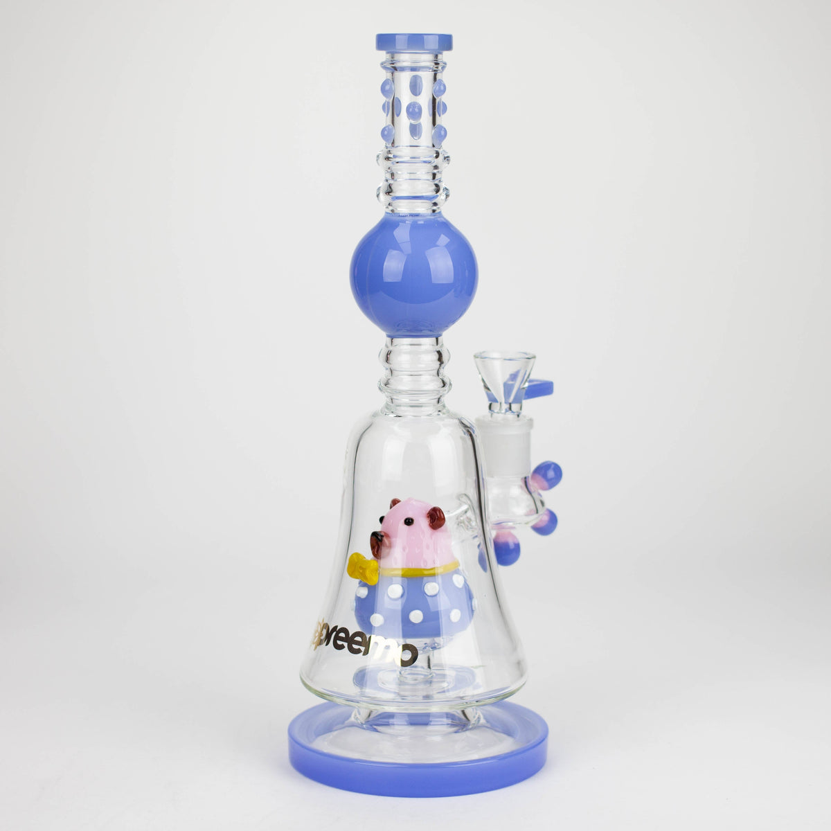 Preemo 13 inch Piggy Bubbler With Percolator in blue