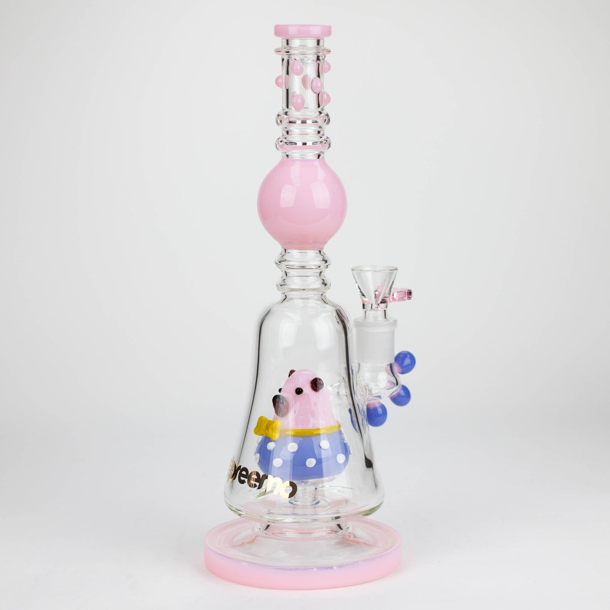 Preemo 13 inch Piggy Bubbler With Percolator in Pink