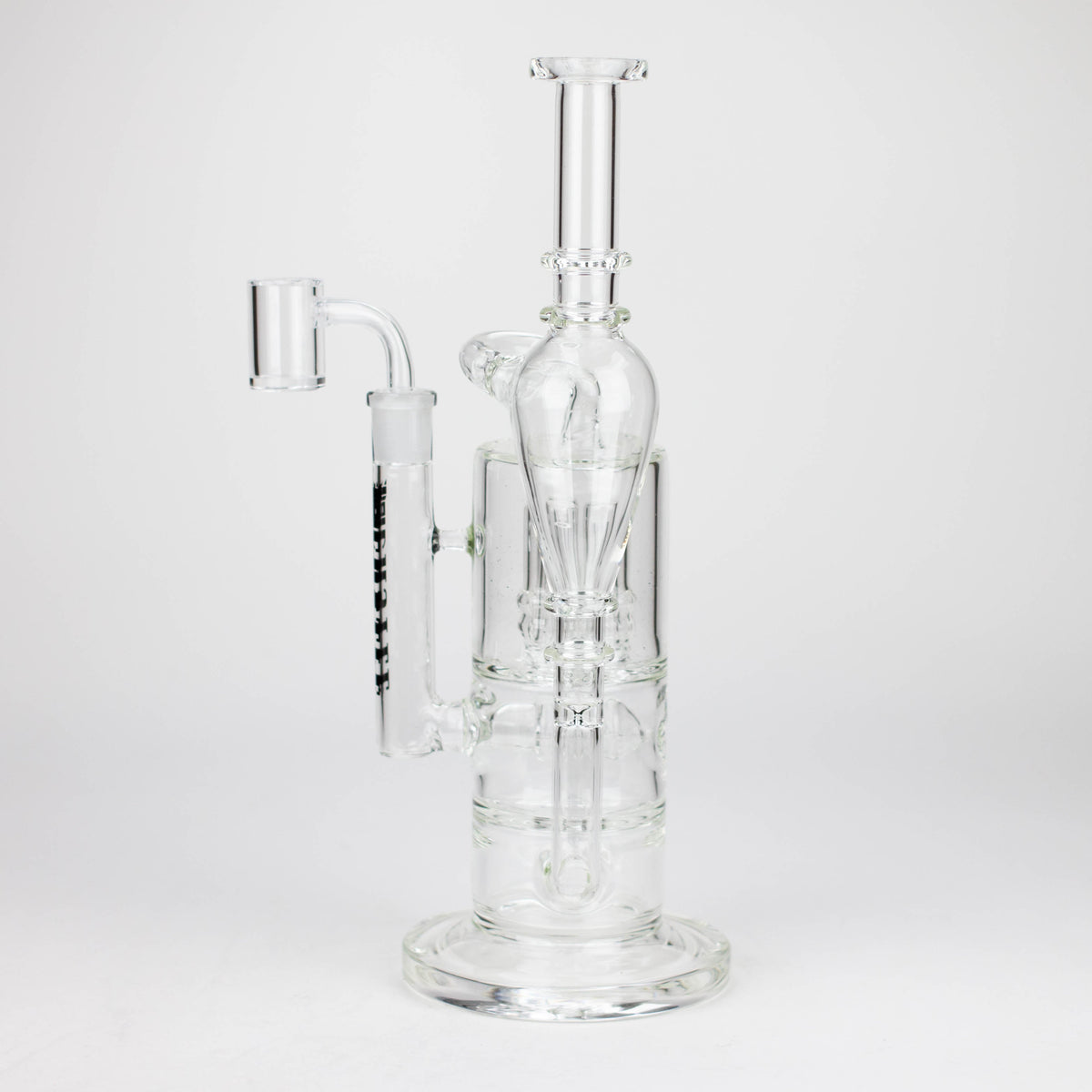 Back View of the Castle Glassworks- 9 inch Big Boy Dab Rig Hybrid