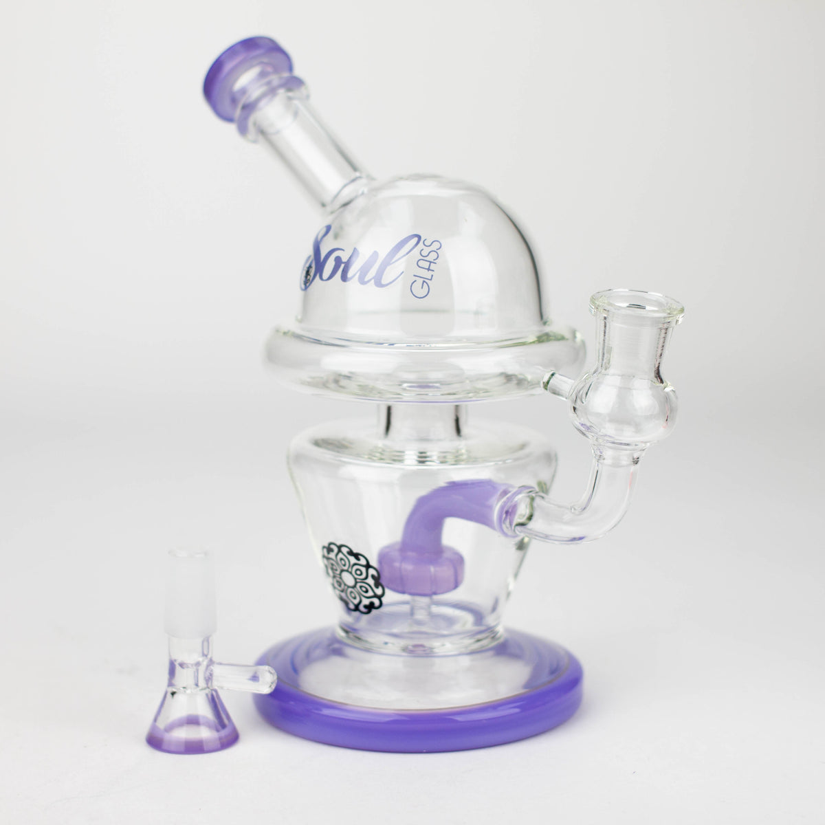 8" SOUL Mini Glass Bong with Bowl Piece