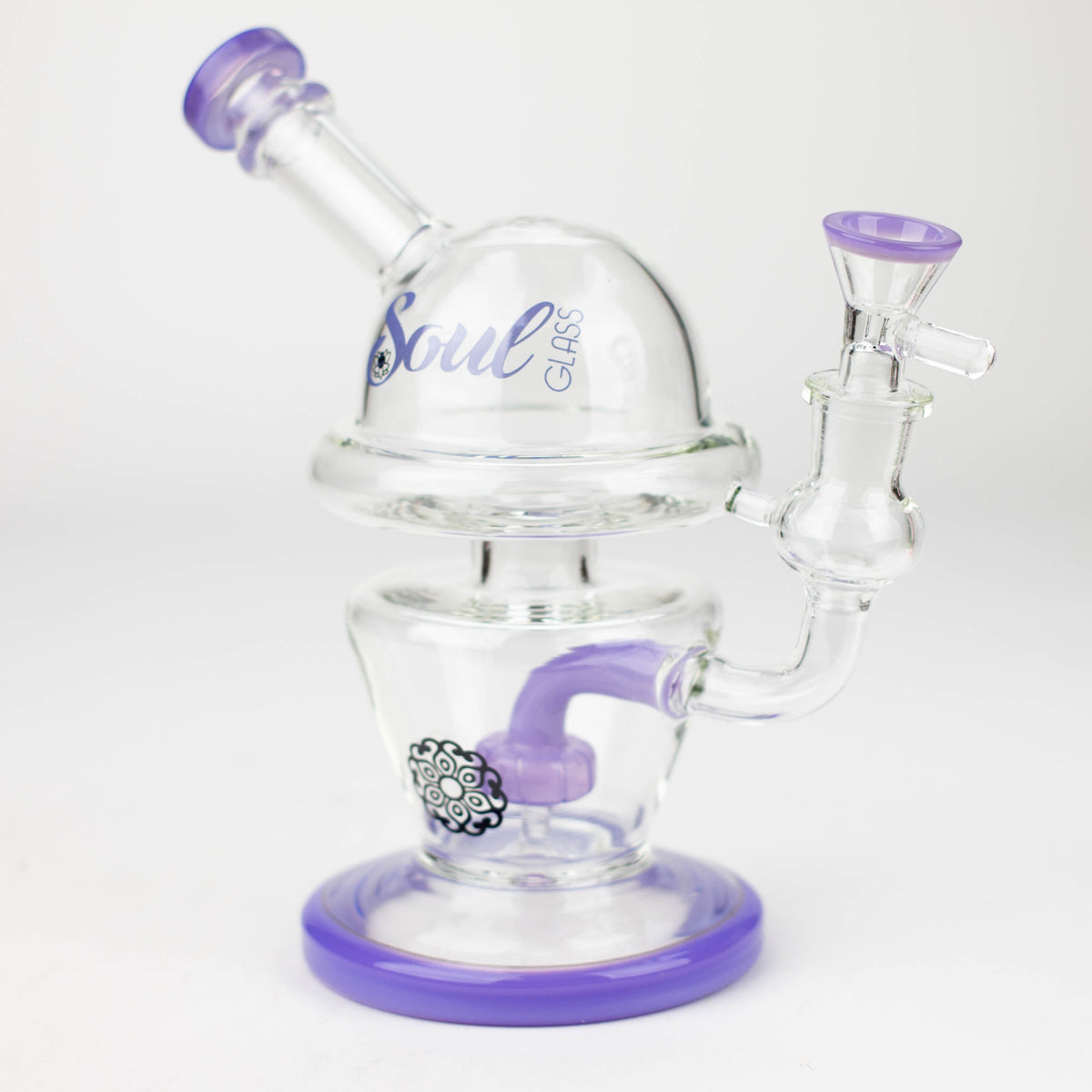 8" SOUL Glass Bong in Purple