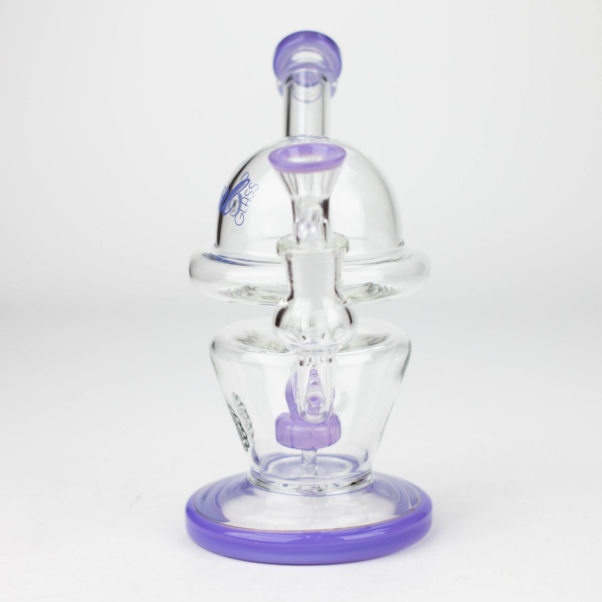 8" SOUL Glass Bong Front View