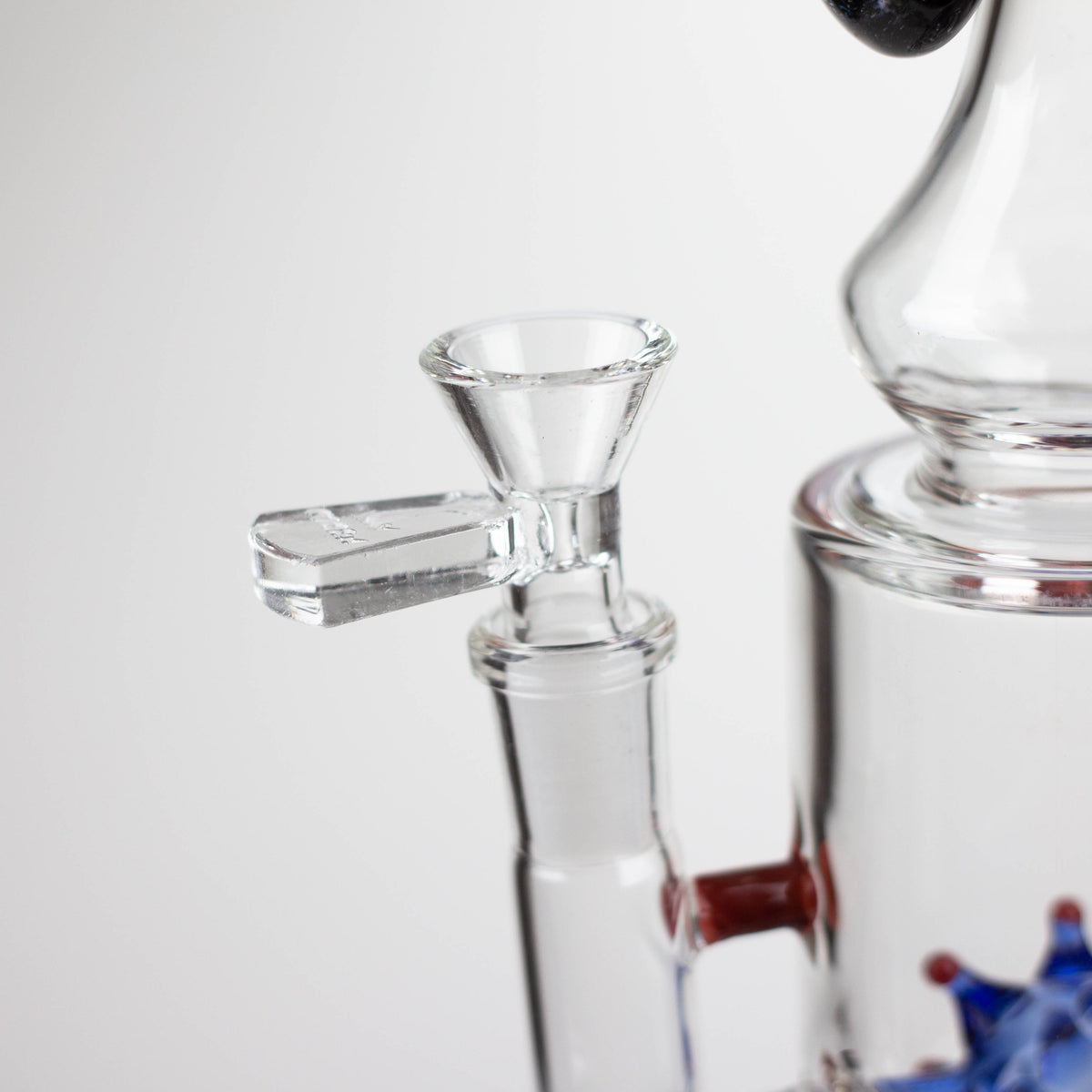 COBRA | 8.5" Small Glass Bong with Water Bomb Diffuser Bowl Piece