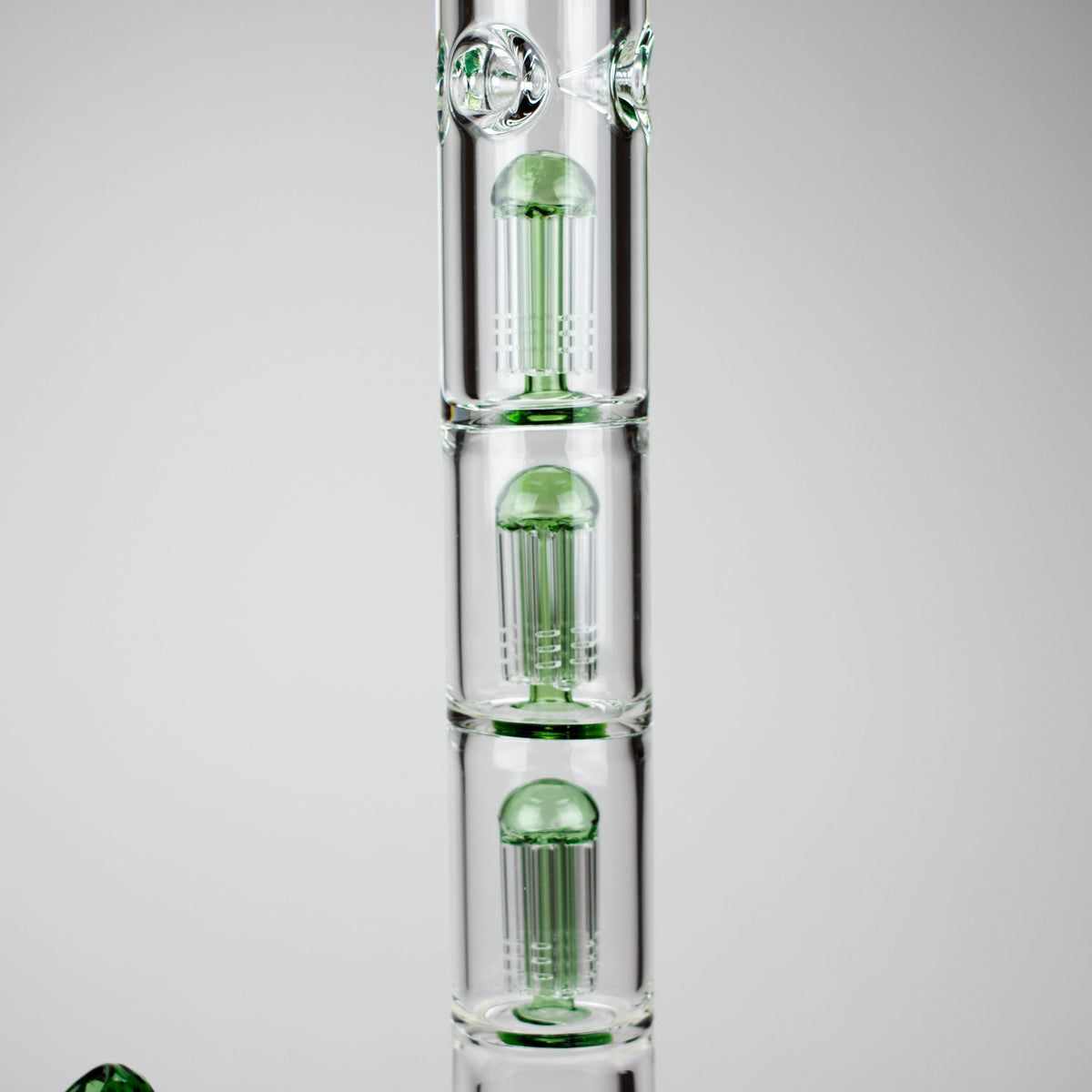 GENIE | 24" Triple Percolator Huge Beaker Bong 6 Arms tree Percolators