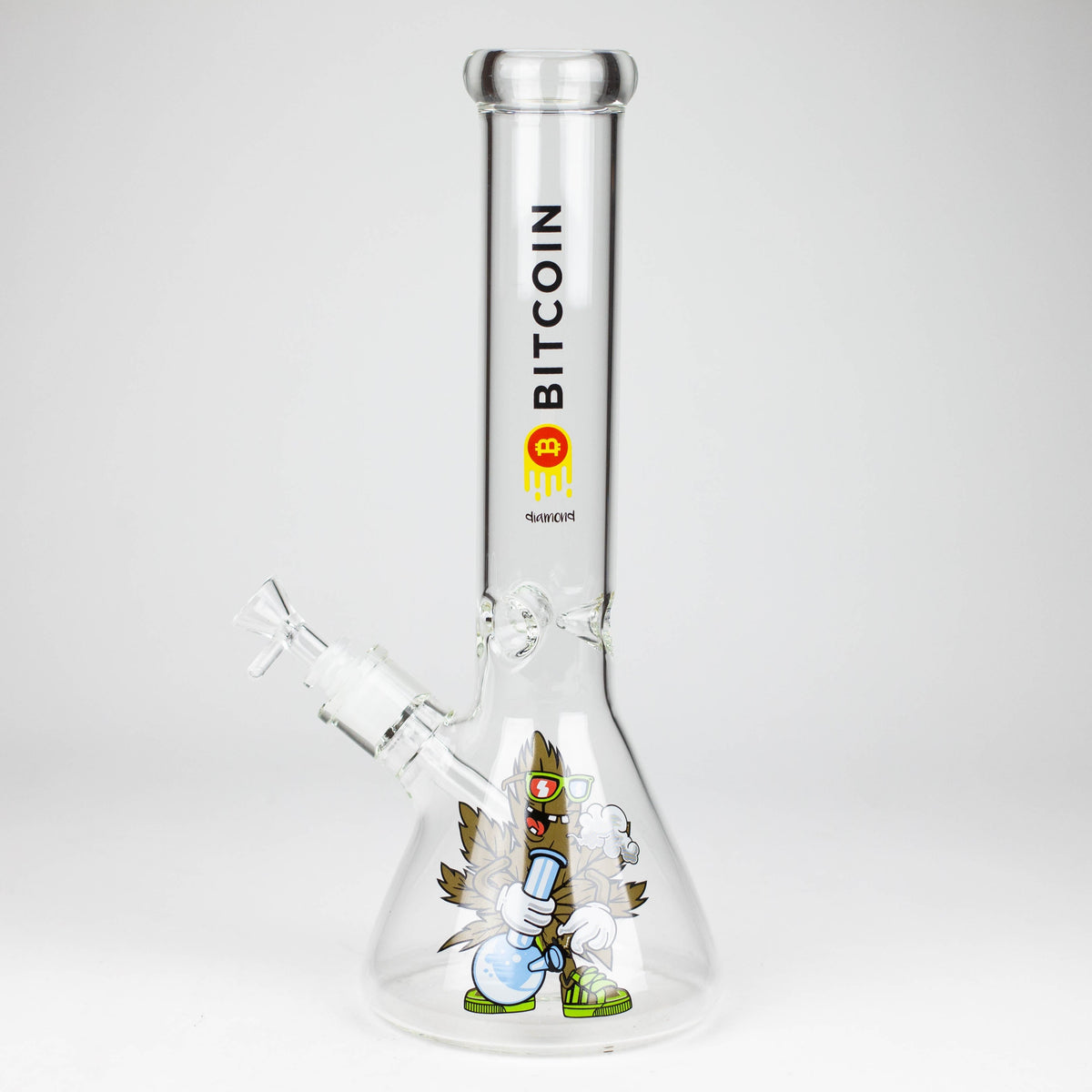 Diamond 14 inch Bitcoin Beaker Bong