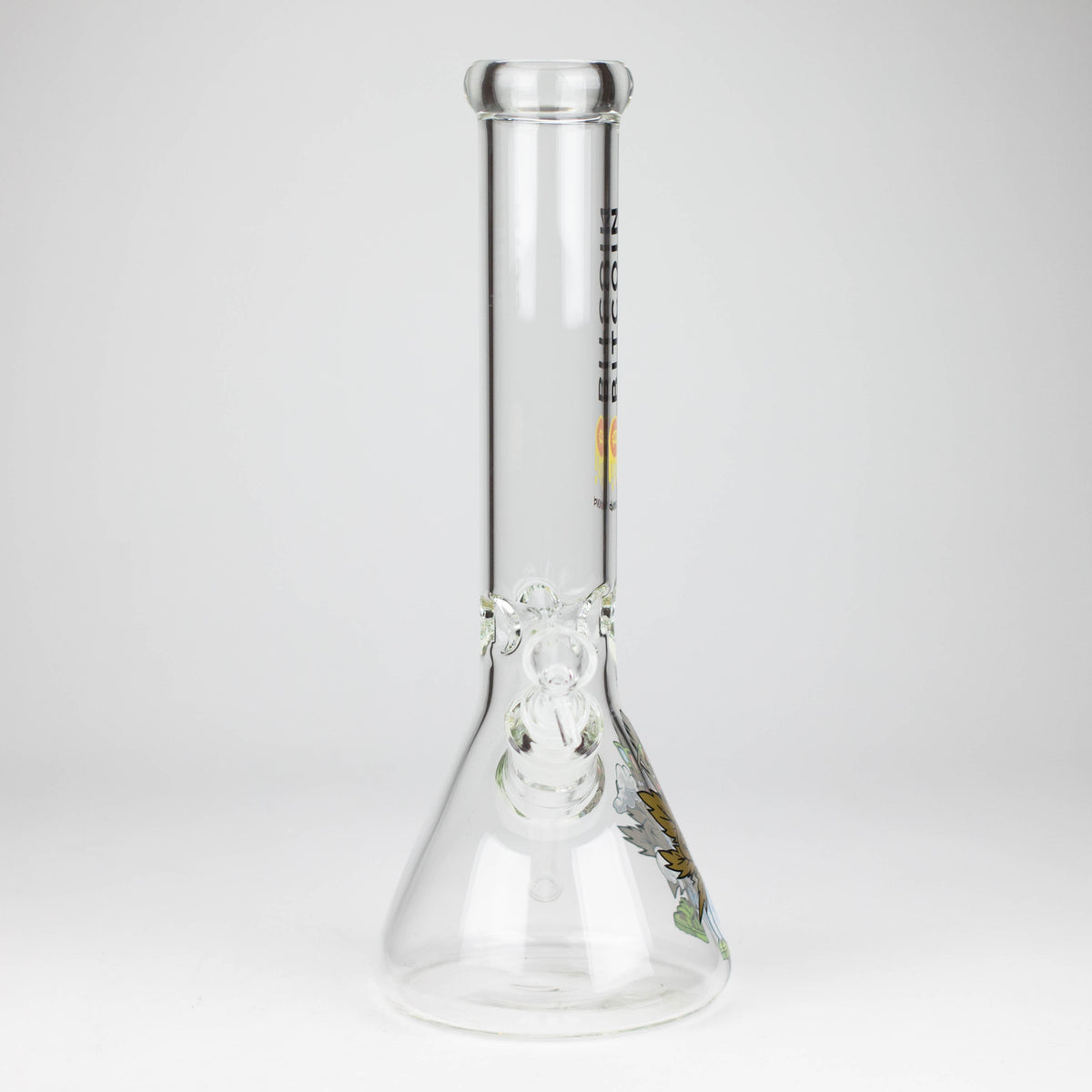 Front View of the Diamond 14 inch Crypto Beaker Bong