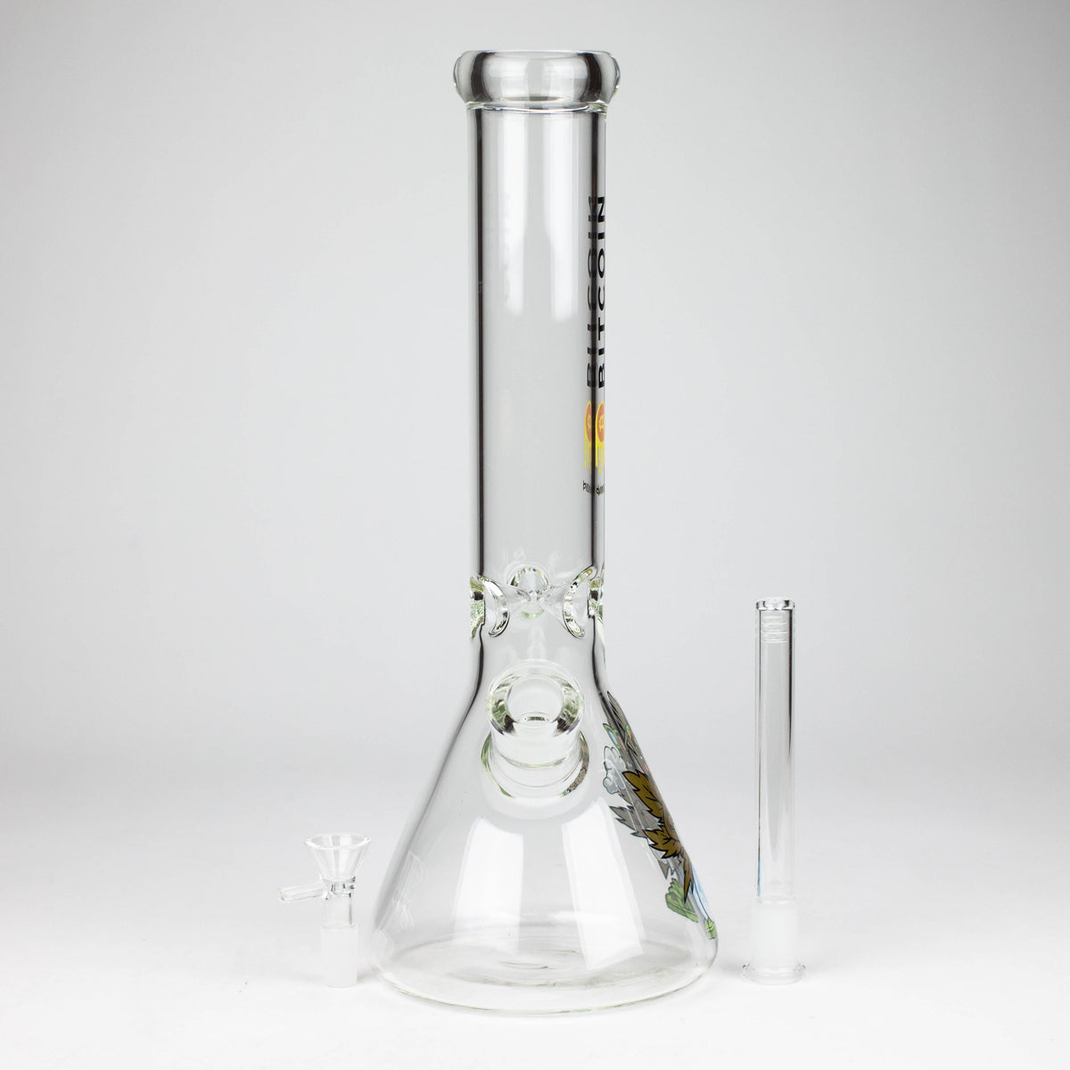 Diamond 14 inch Bitcoin Bong with Bowl Piece and Downstem