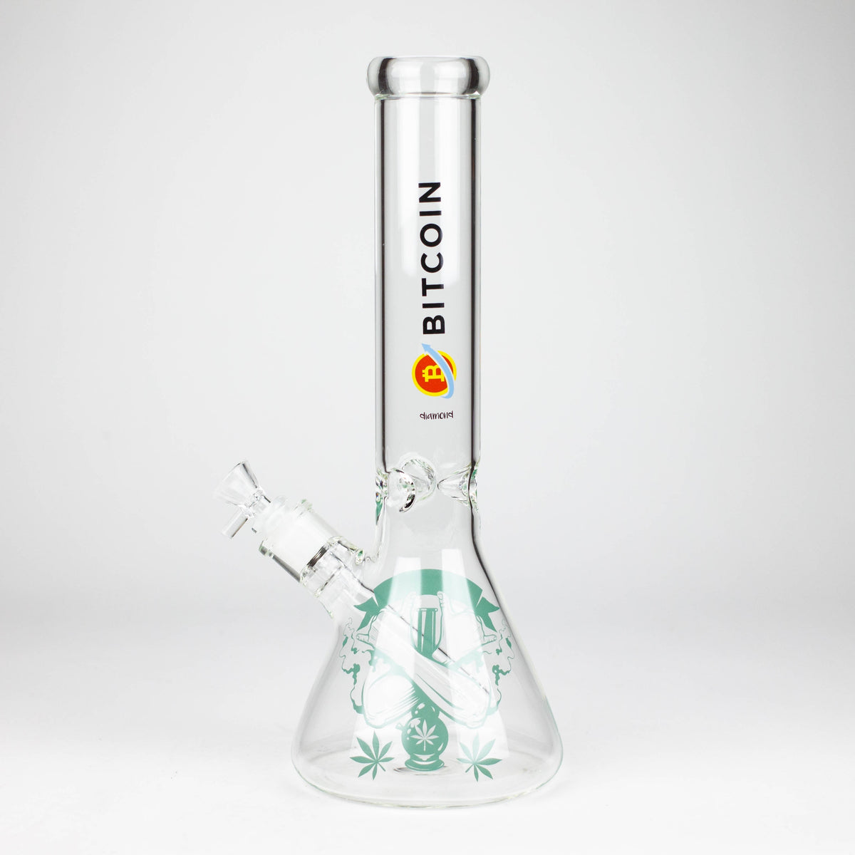 Diamond 14 inch Crypto Bitcoin Bong