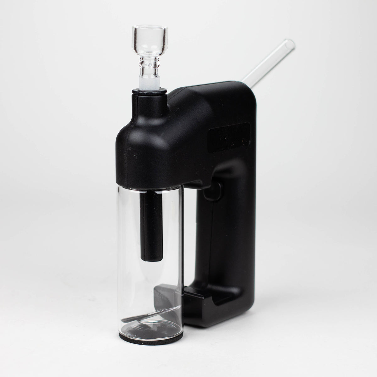 Electric Glass Bubbler Vape in Black