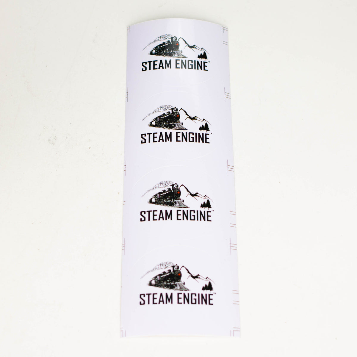 Steam Engine 18 Inch Big Beaker Bong Stickers