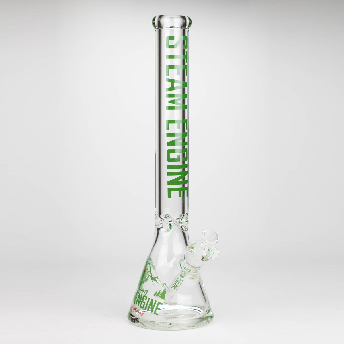 Steam Engine 18 Inch Big Green Beaker Bong