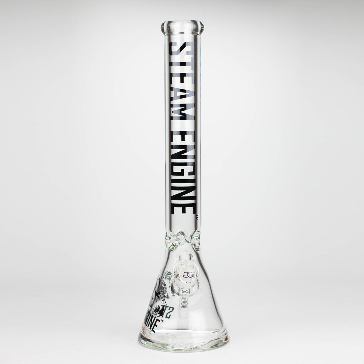 Steam Engine 18 Inch Big Black Beaker Bong