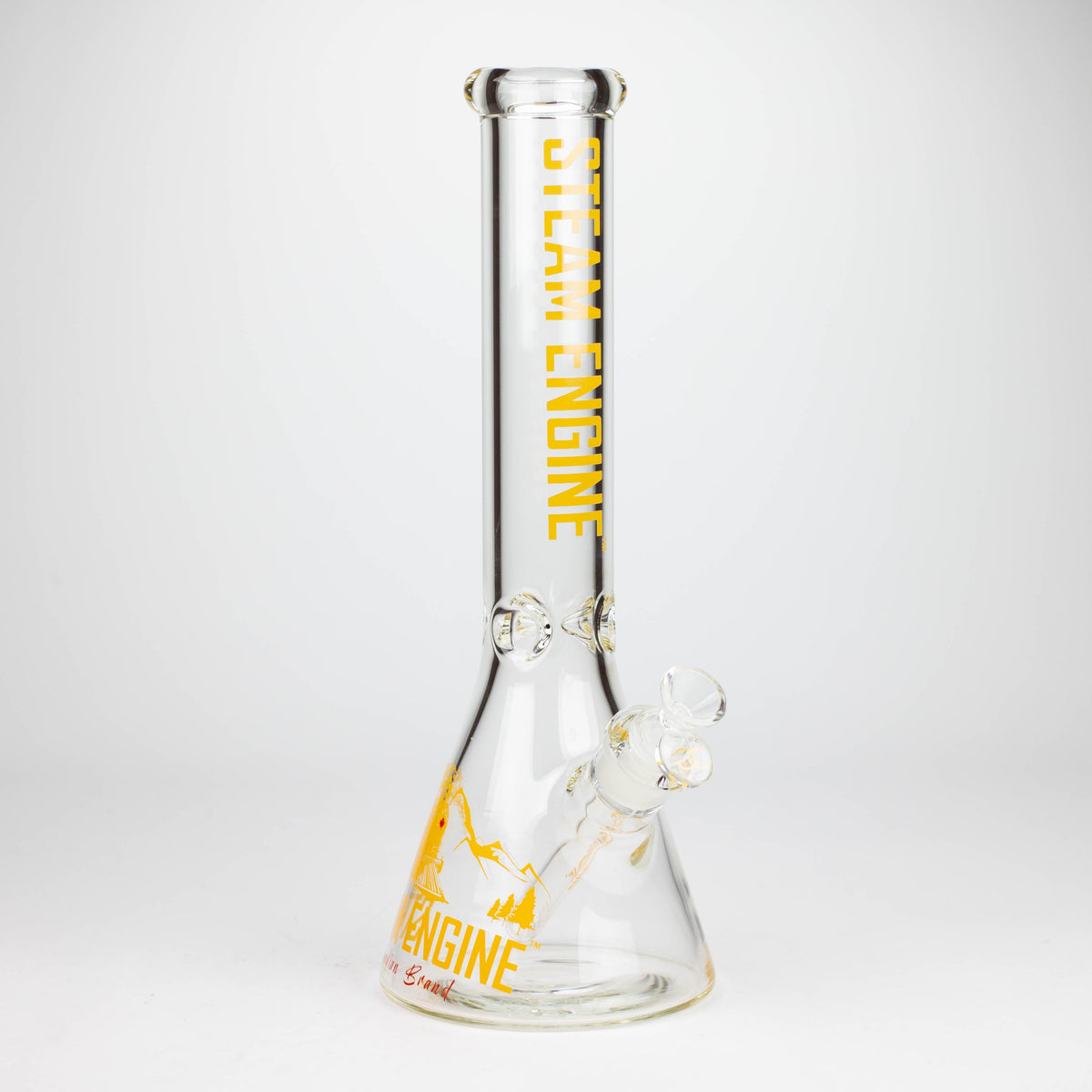 Steam Engine™ | 14 Inch Yellow Glass Bong