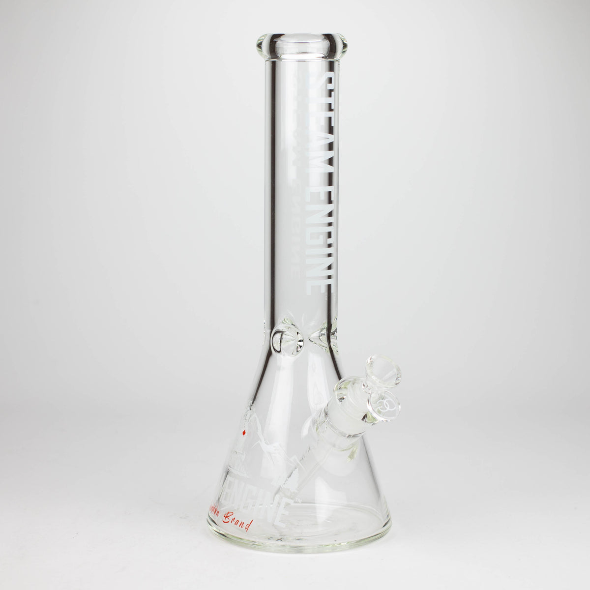 Steam Engine™ | 14 Inch Clear Glass Bong