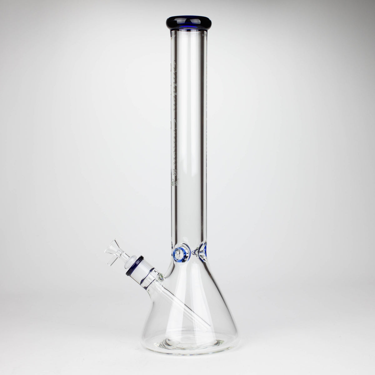 Golden Crown™ | 18 Inch Engraved Bong - Side View