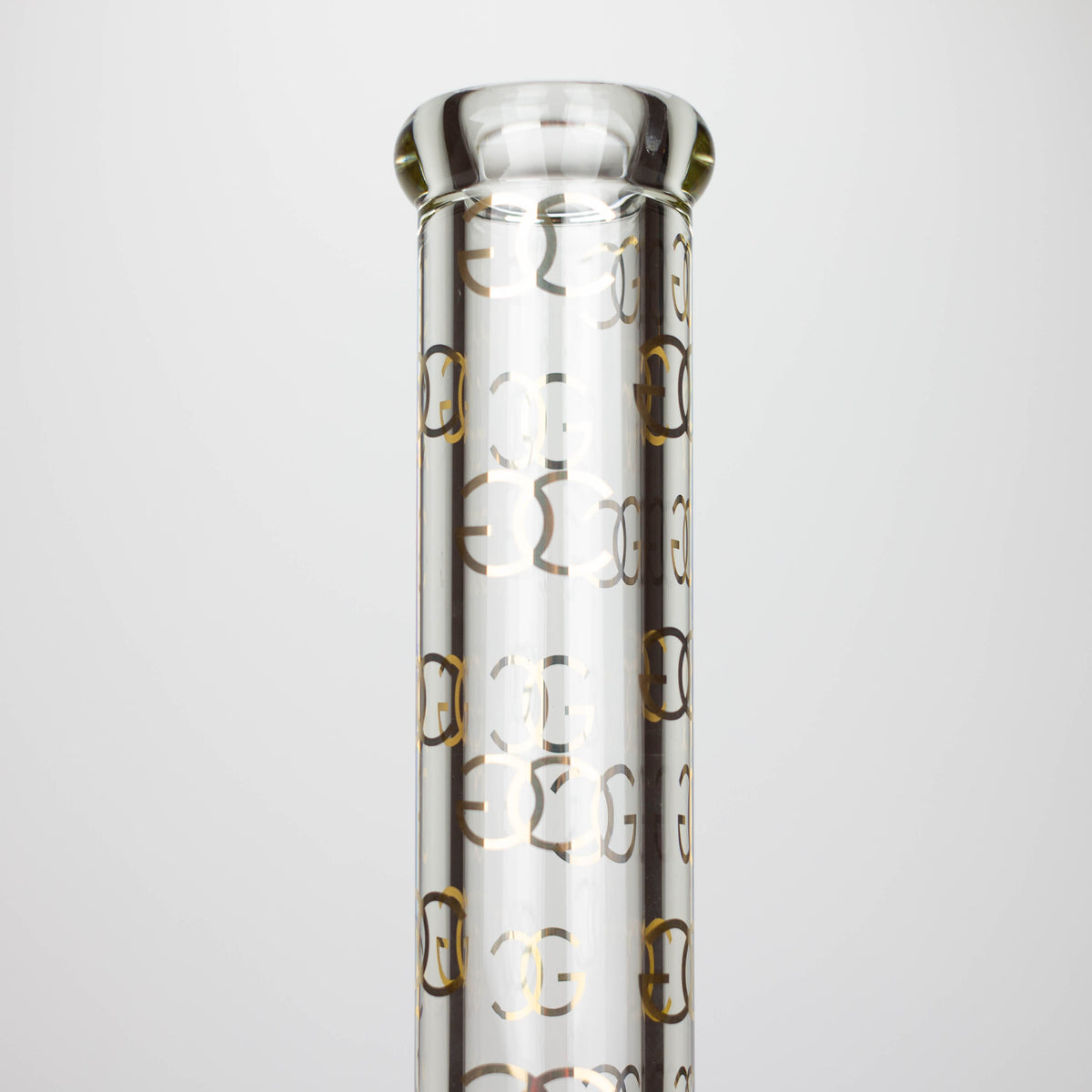 Glass Tube of he Golden Crown 24K Gold Bong