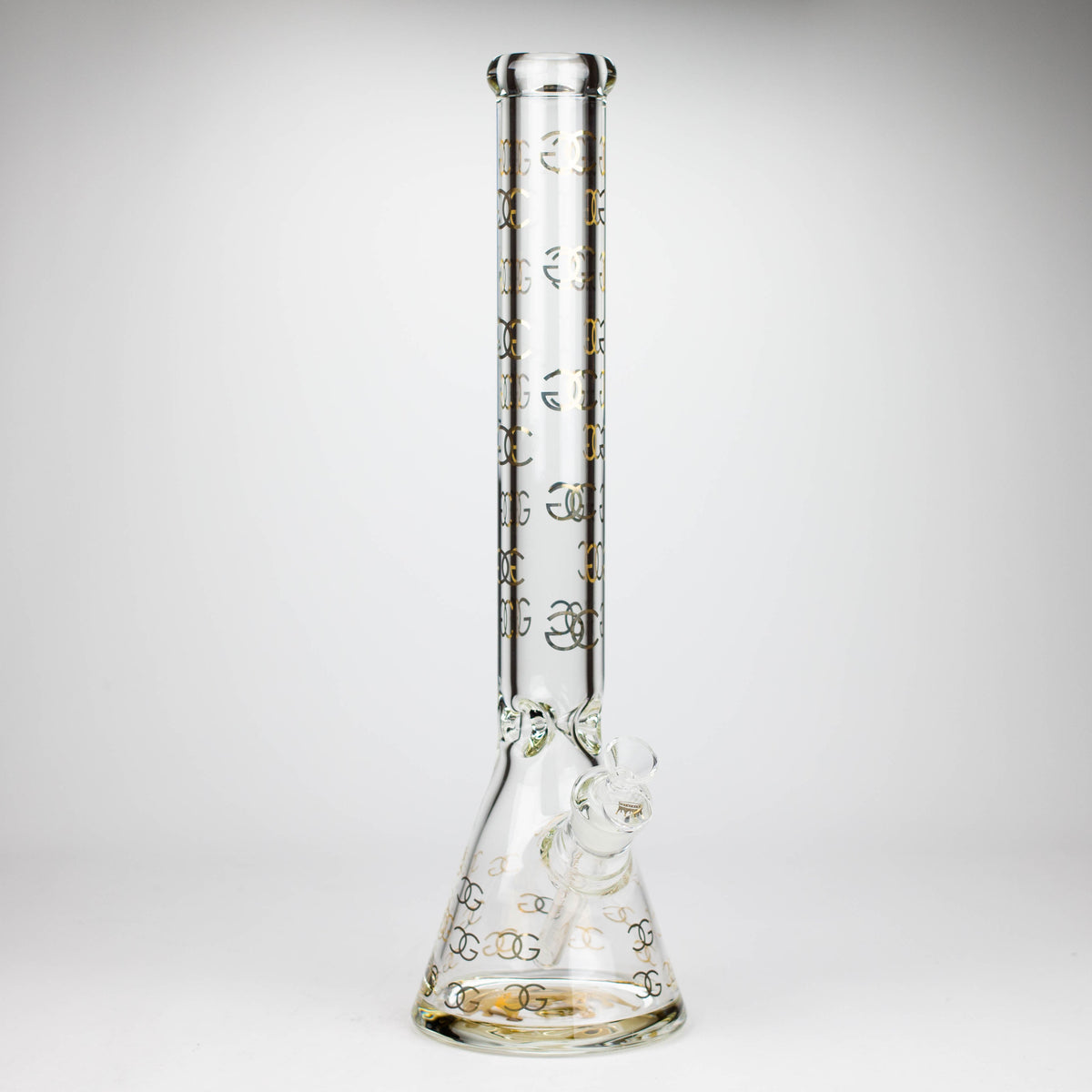 Golden Crown™ | 18 Inch Beaker Bong with 24K Gold Emblem