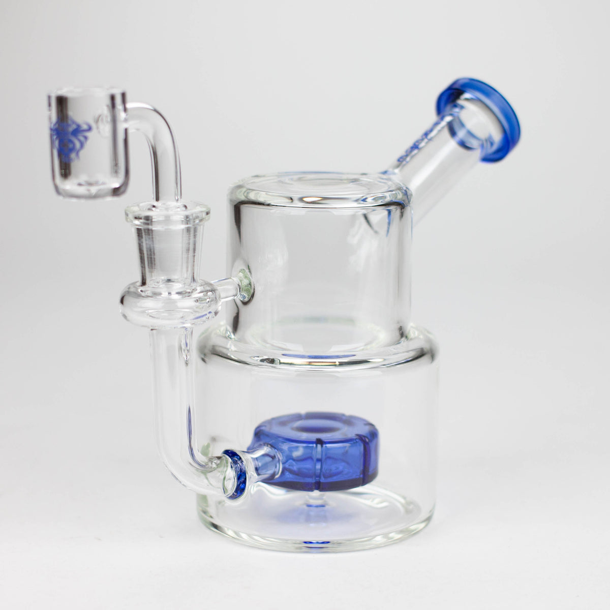 Xtreme 5 inch Dab Rig And Bong Hybrid in Blue