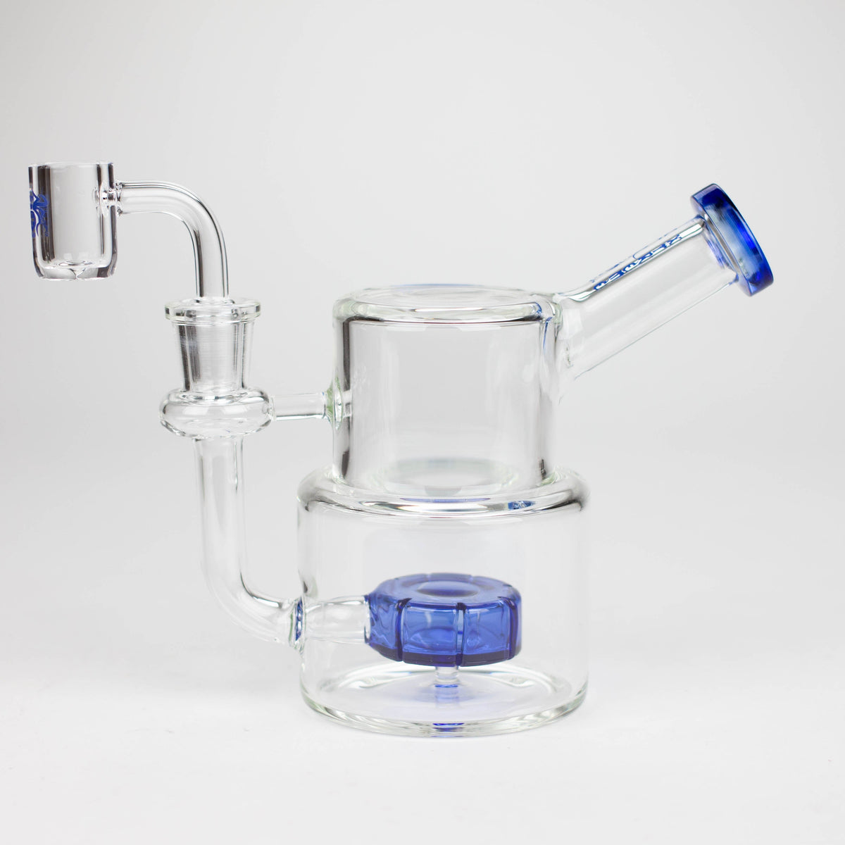 Xtreme 5 inch small Dab Rig Hybrid in Blue