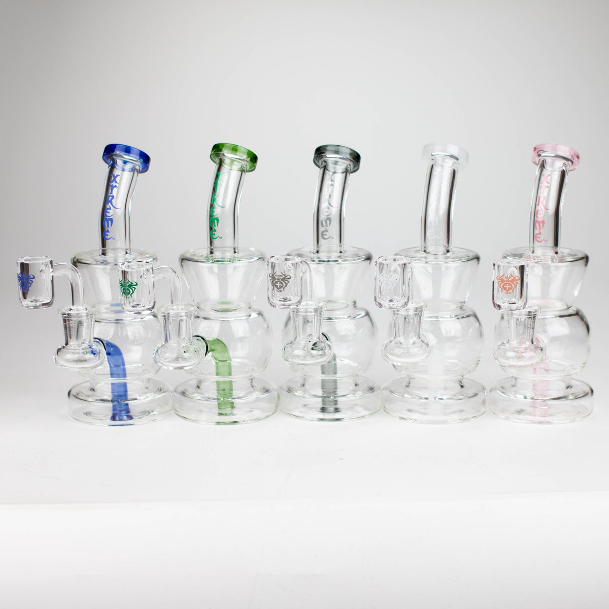 Four Xtreme 7 inch Concentrate Rig Hybrids For Sale Online 