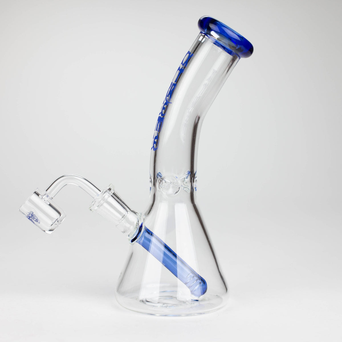 Xtreme |7.5 inch Dab Rig And Bong Hybrid with Bent Neck Design