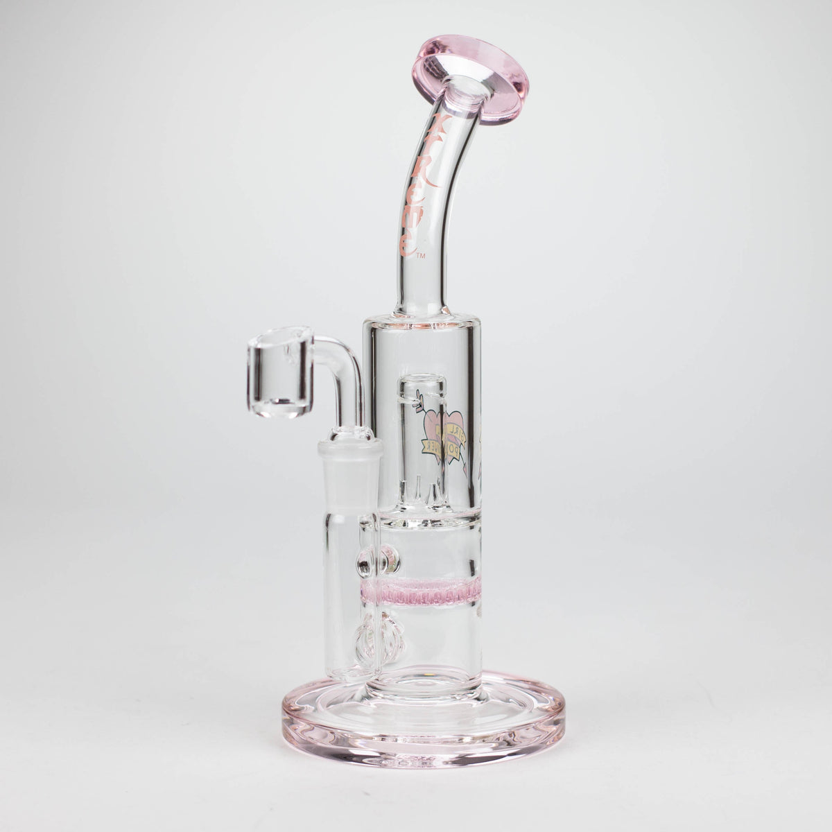 Xtreme | 8" Dual Functions Concentrate Rig With Quartz Banger