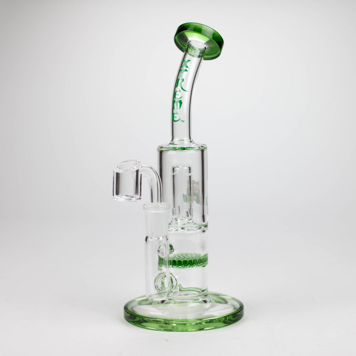 Xtreme | 8" Dual Functions Concentrate Rig In Green