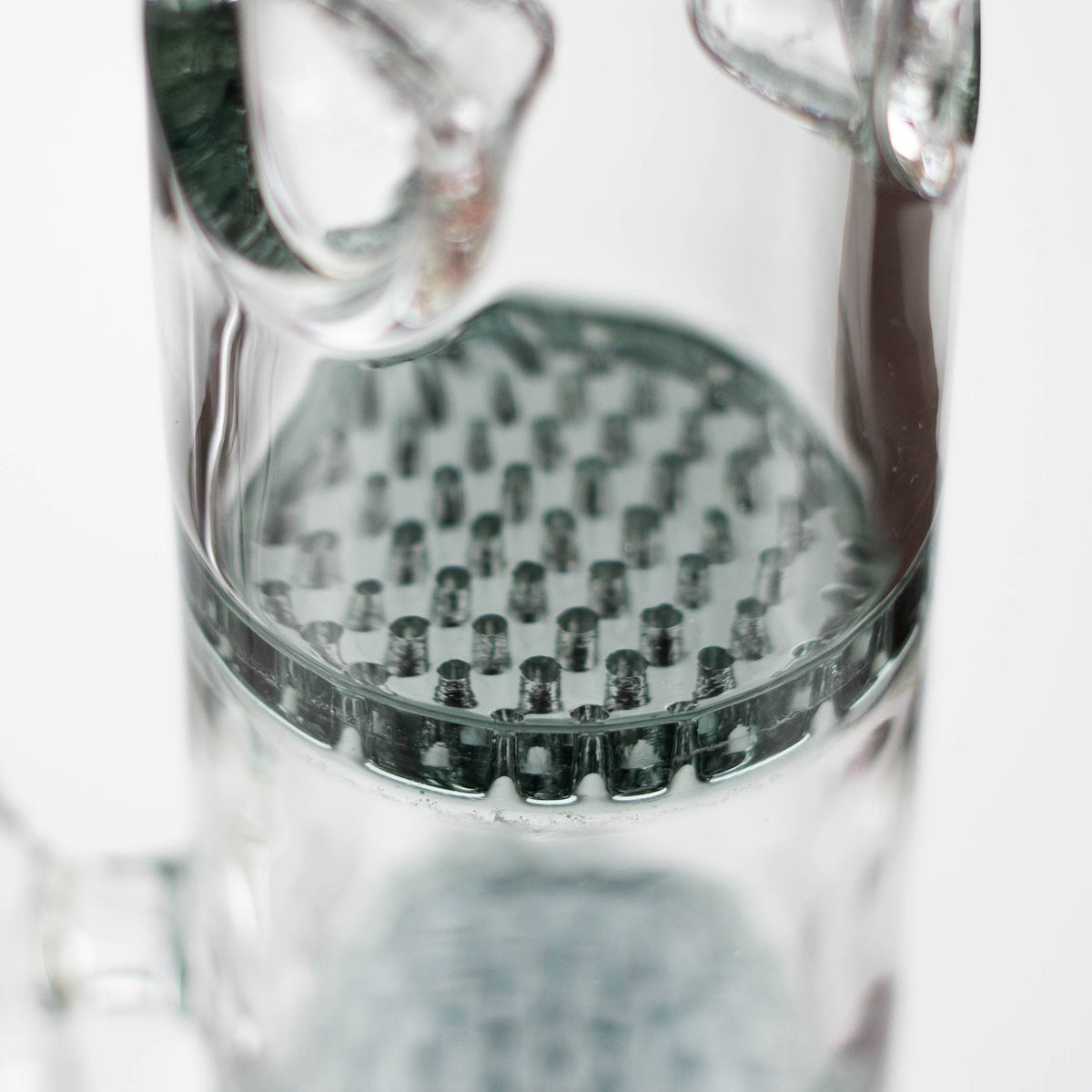 AQUA | 10" Dual Honeycomb Dab Rig Close Up View