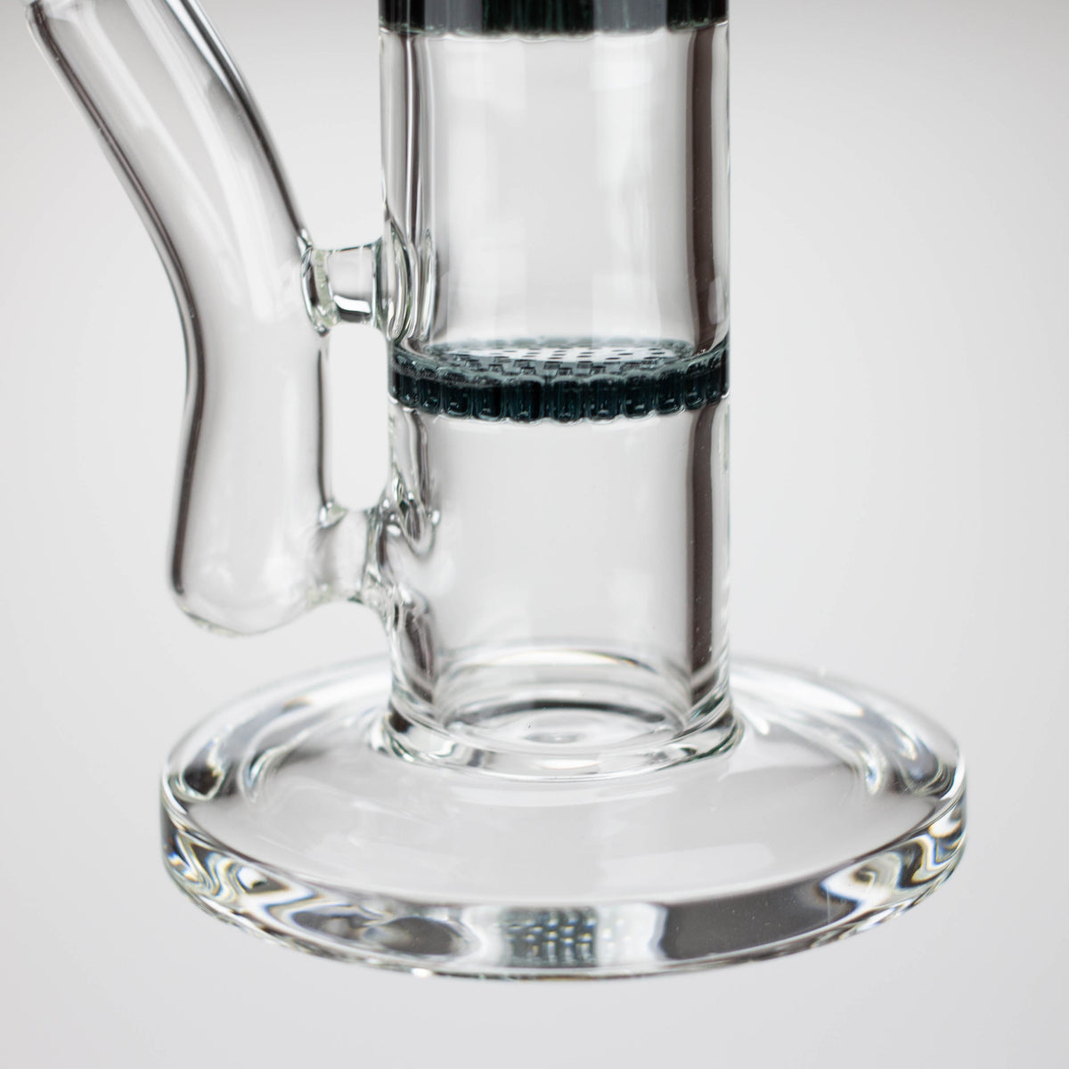 AQUA | 10" Dual Honeycomb Dab Rig View Of Base