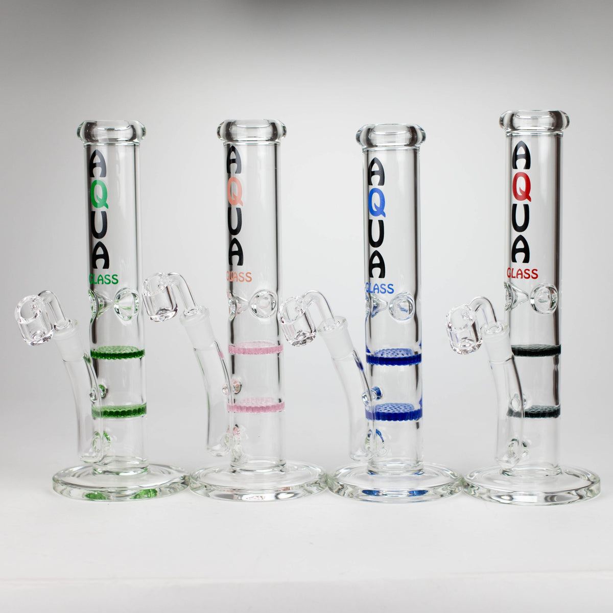 AQUA | 10" Dual Honeycomb Dab Rig with Quartz Banger