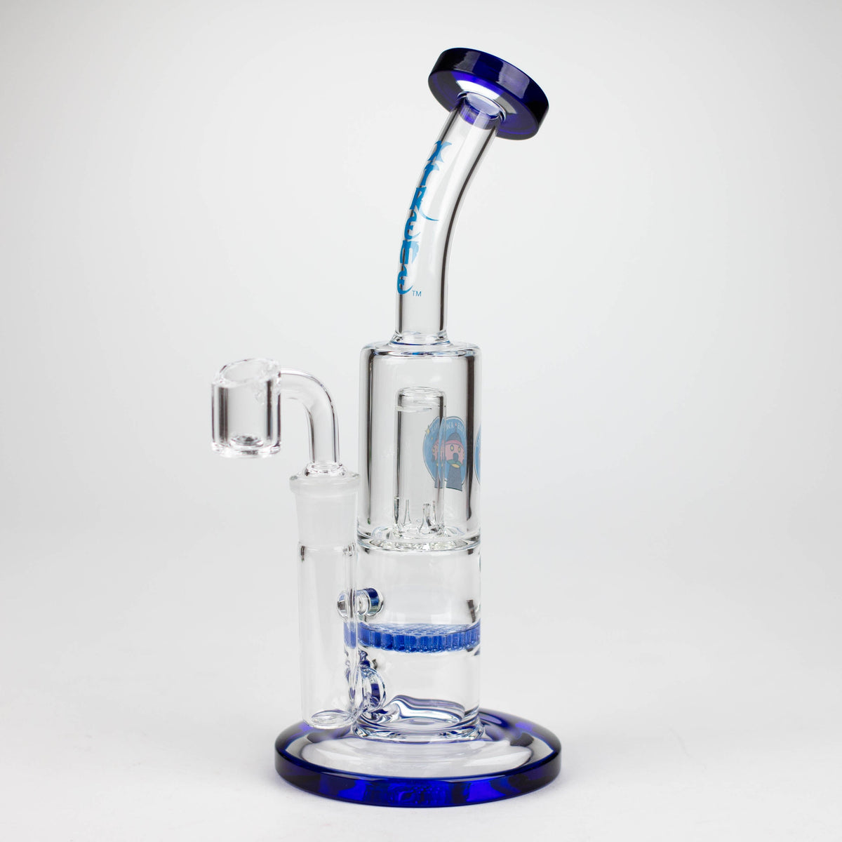 Xtreme | 8" Dual Functions Concentrate Rig In Blue