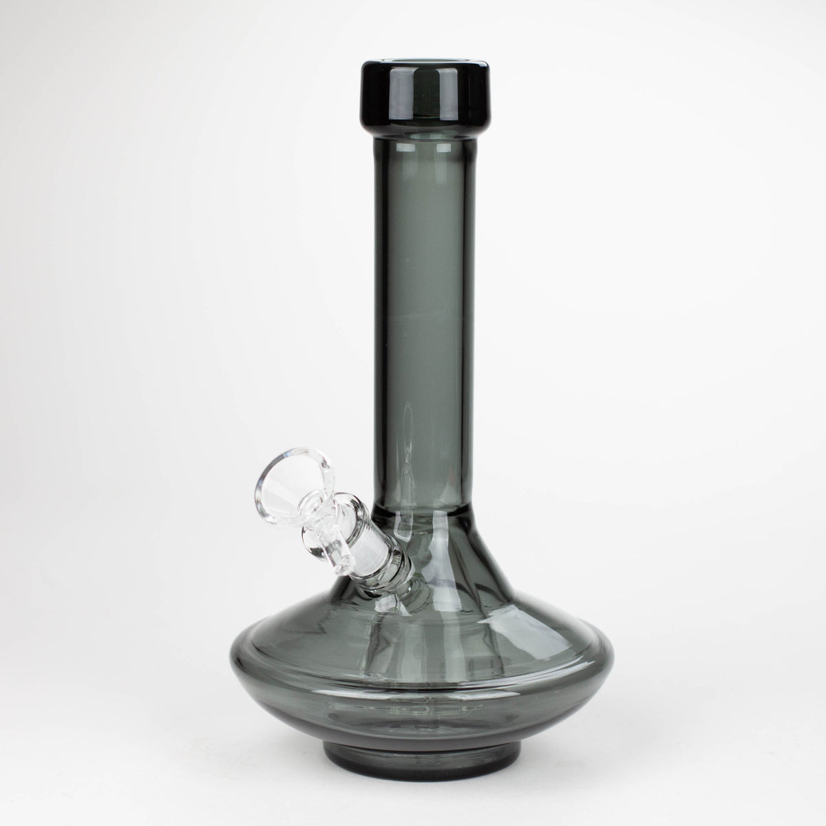 Unique 9" UFO Glass Bong with Pyramid Diffuser in Gray