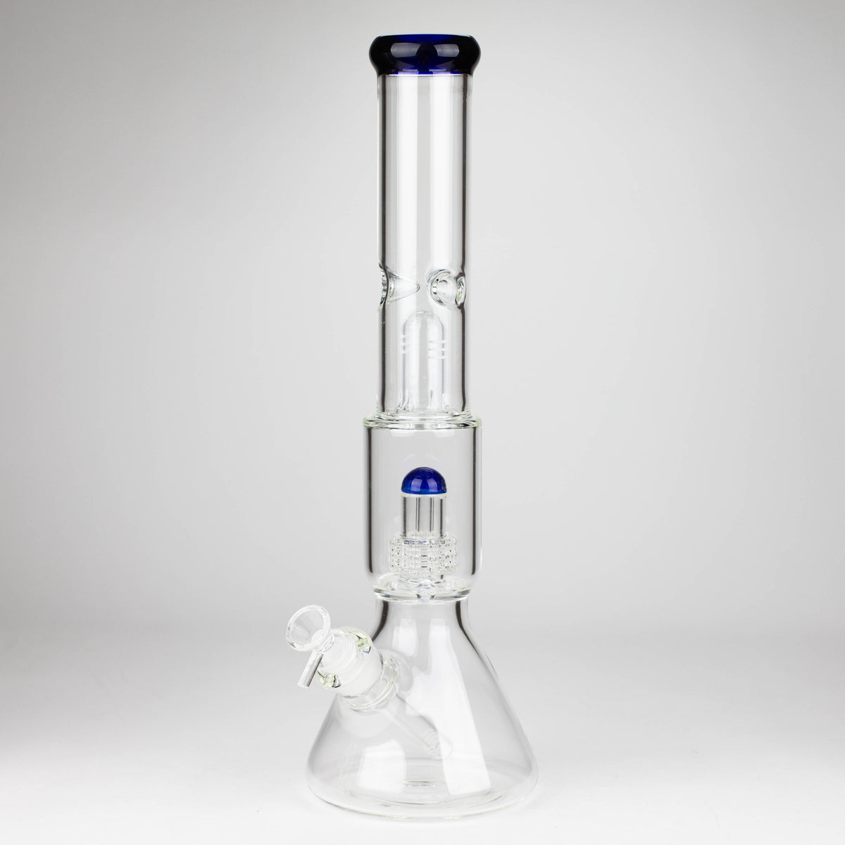 16" Bong With Diffuser And Percolator in blue