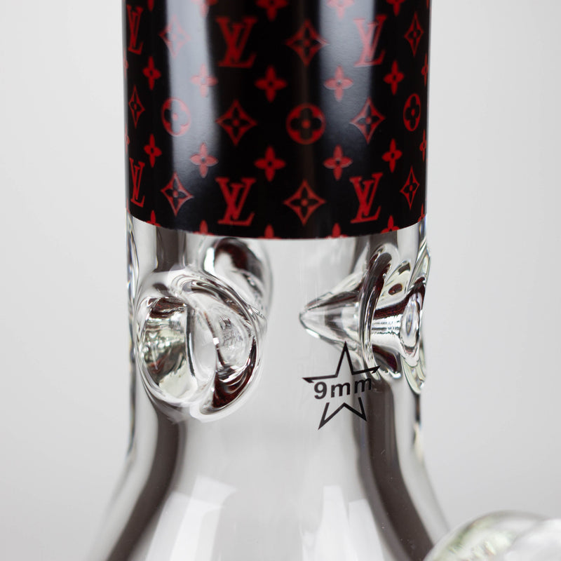 14" Louis Vuitton Glass Bong With ice catcher