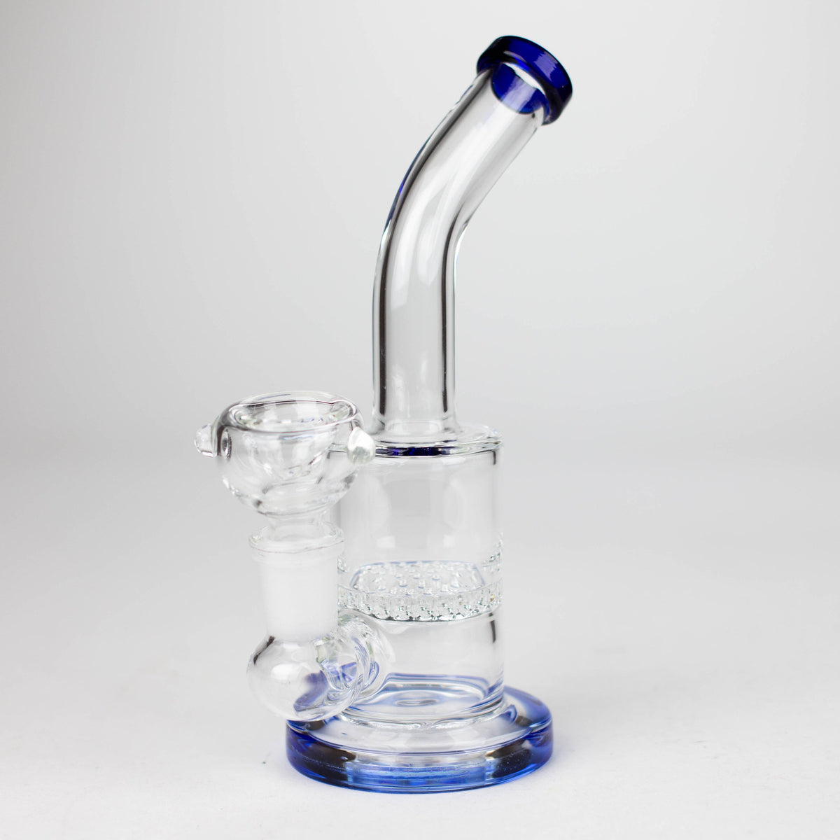 7" Small Bubbler For Sale with Honeycomb Diffuser in Blue