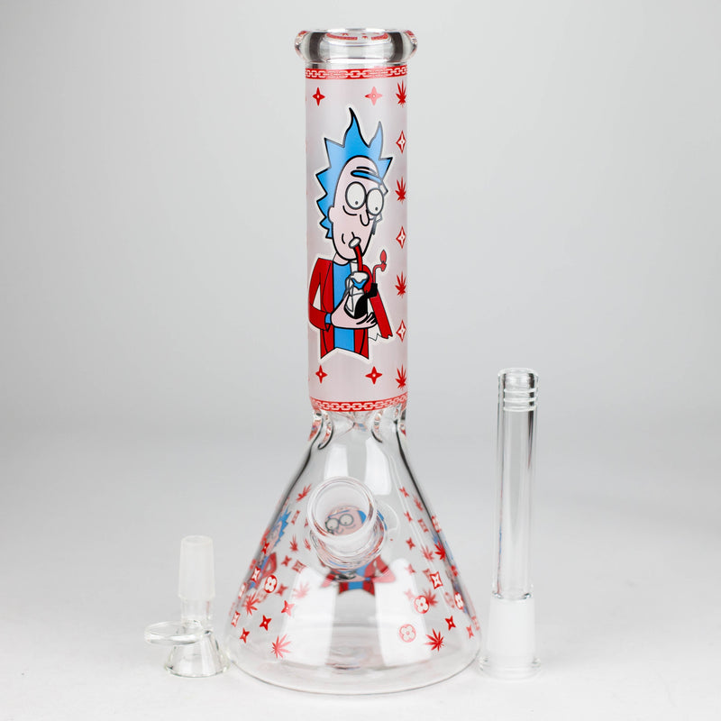 10" Rick And Morty Ice Catcher Bong - Canada - Front View