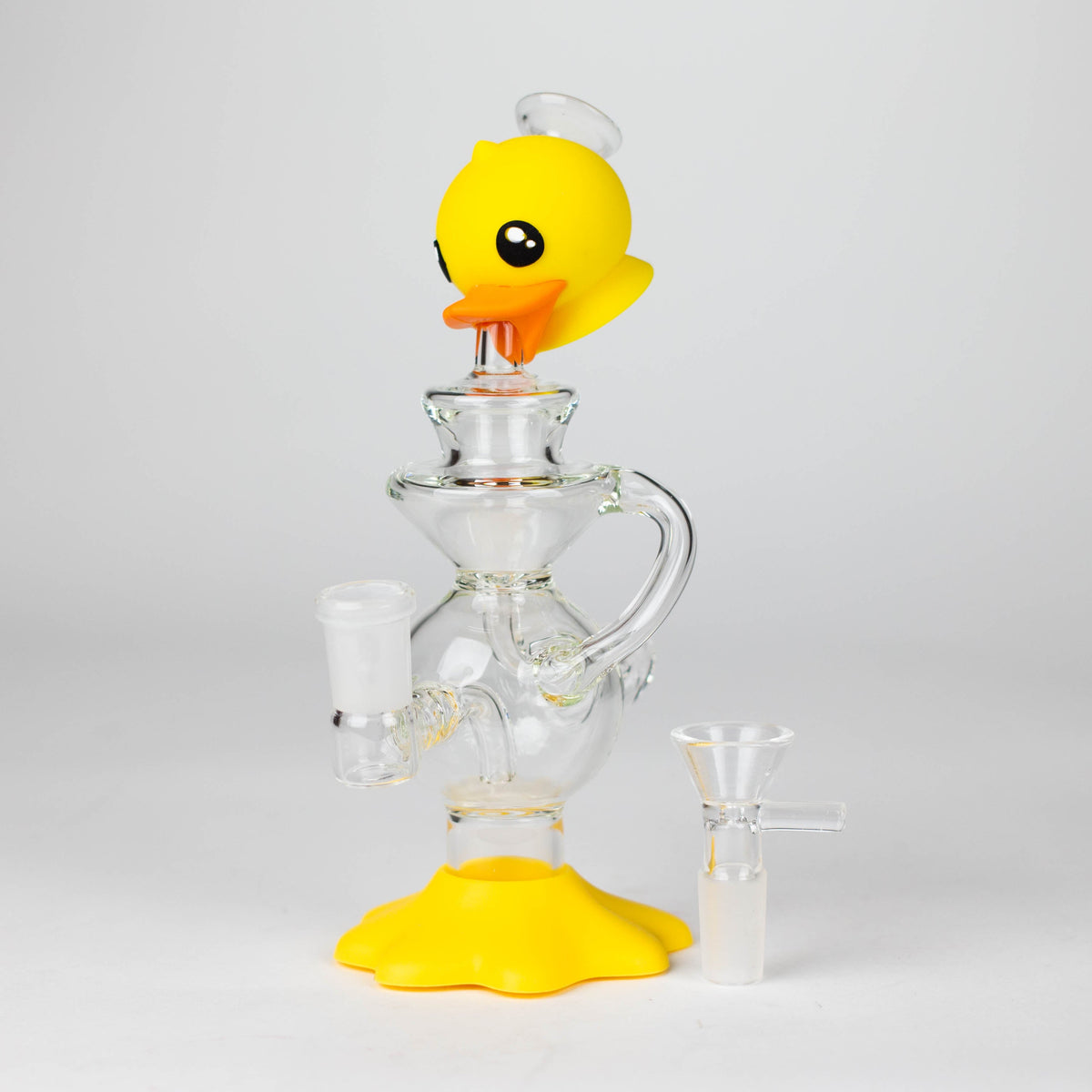 7.5" Ducky Recycler Bong_6