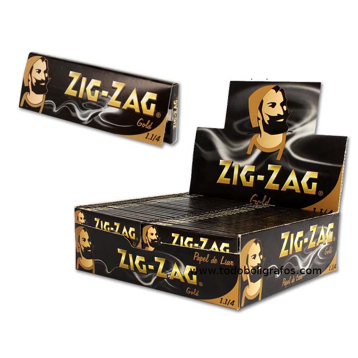 Zig-Zag | Gold Rolling Papers | Size 1.1/4_1