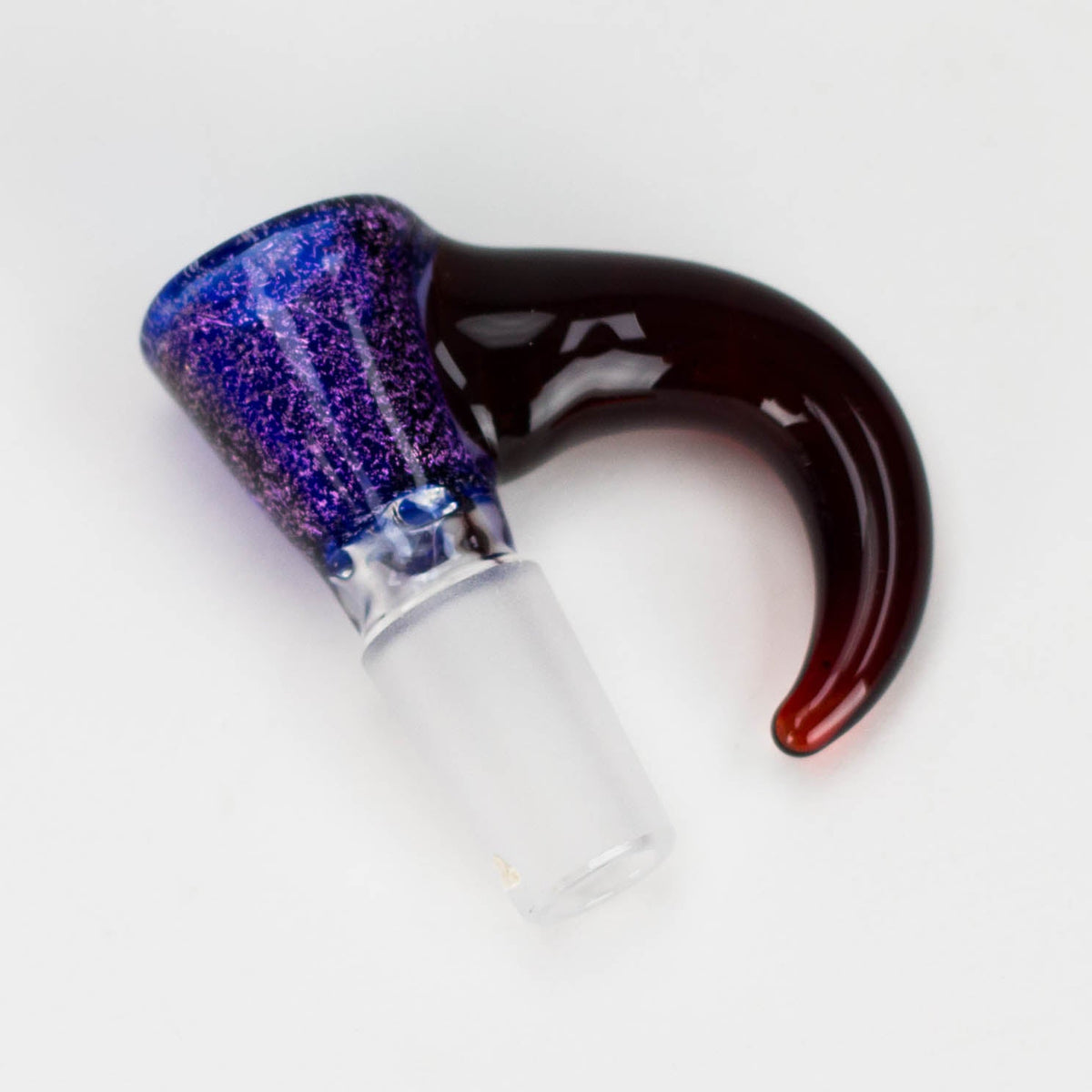 Dichroic 14mm Bowl Piece from Shine Glassworks in Brown