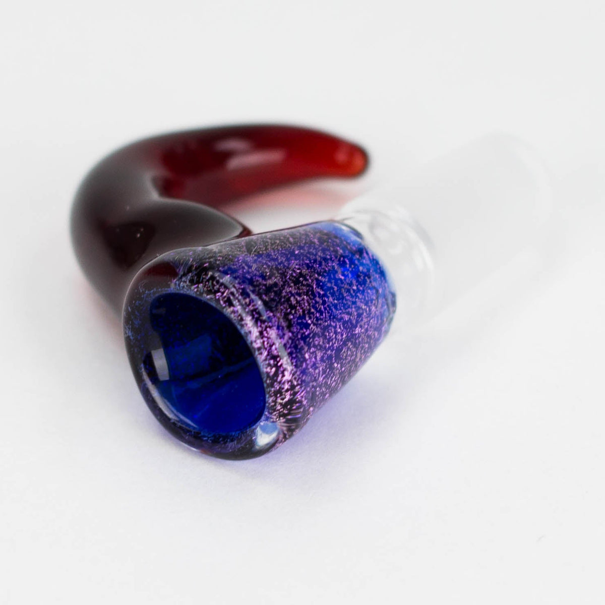 Dichroic 14mm Bowl Piece with Horn Handle