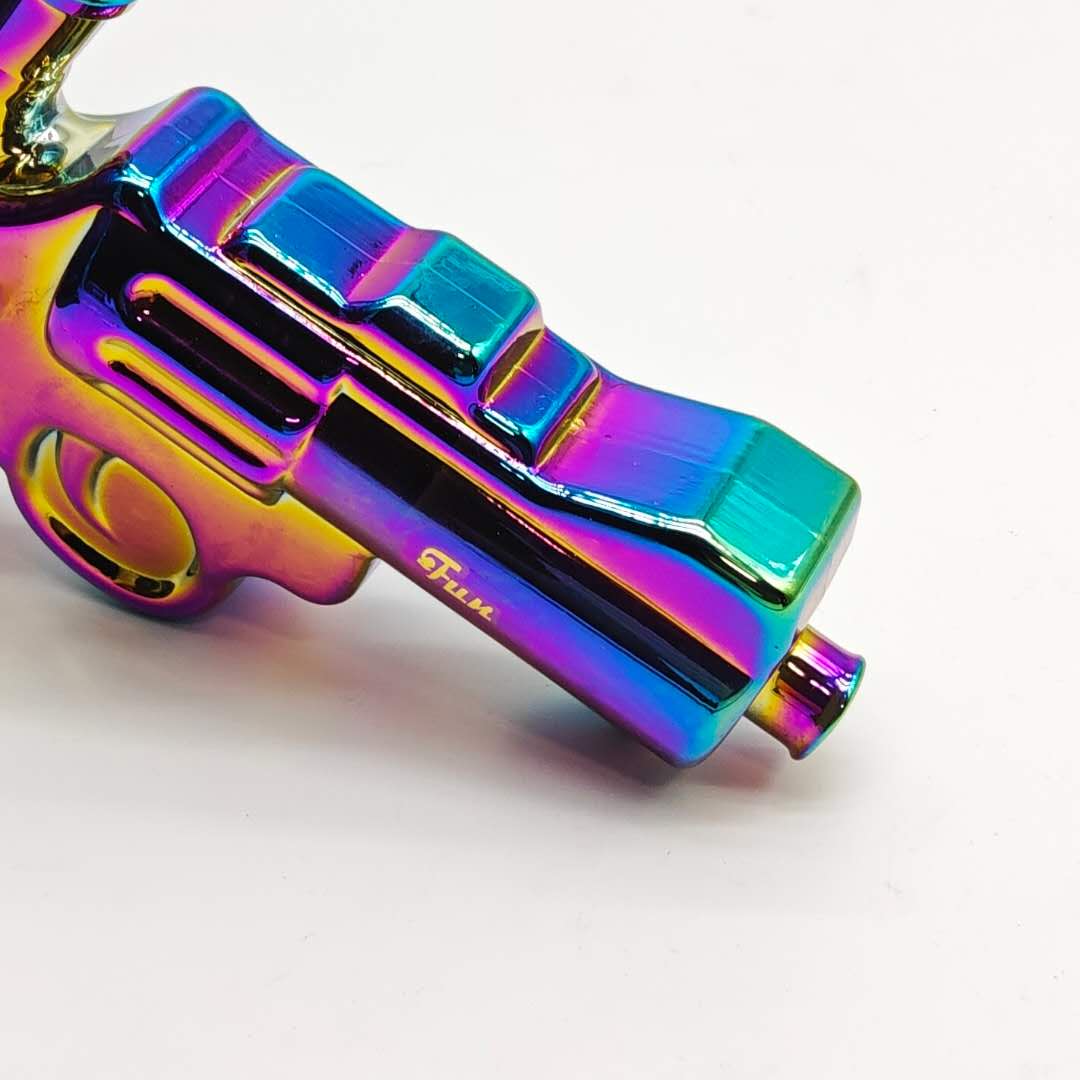Revolver Handgun Mini Bong from FUN Glass